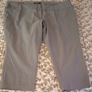 Torrid Capris Gray Pants